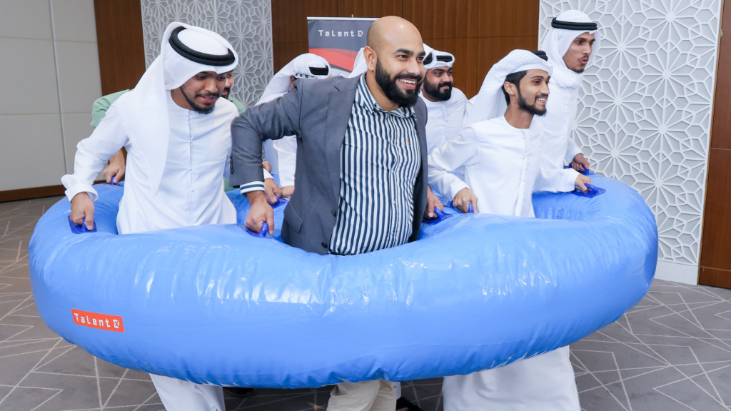 donuts race team building activity for DP World