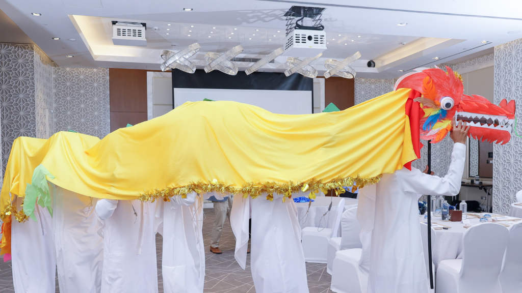 dragon dance activity for team building